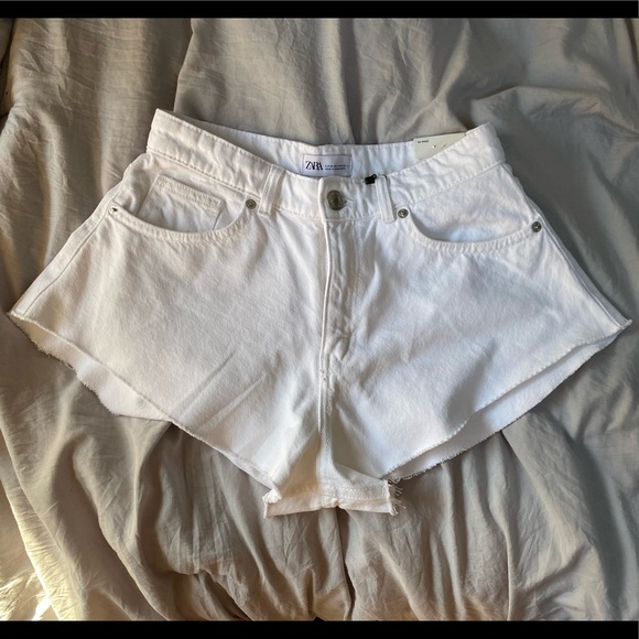 Zara | Shorts | Zara Super Curved Denim 